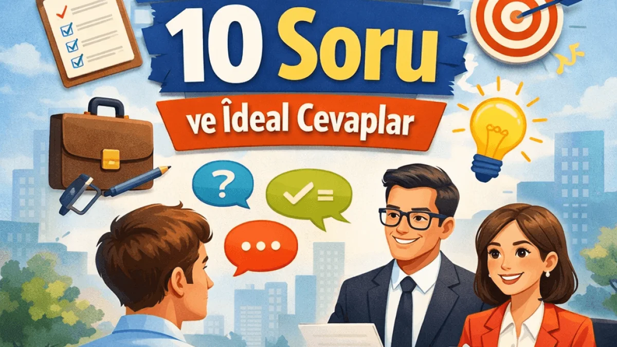 Staj Mülakatlarında En Çok Sorulan 10 Soru ve İdeal Cevaplar