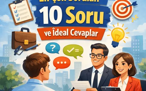 Staj Mülakatlarında En Çok Sorulan 10 Soru ve İdeal Cevaplar