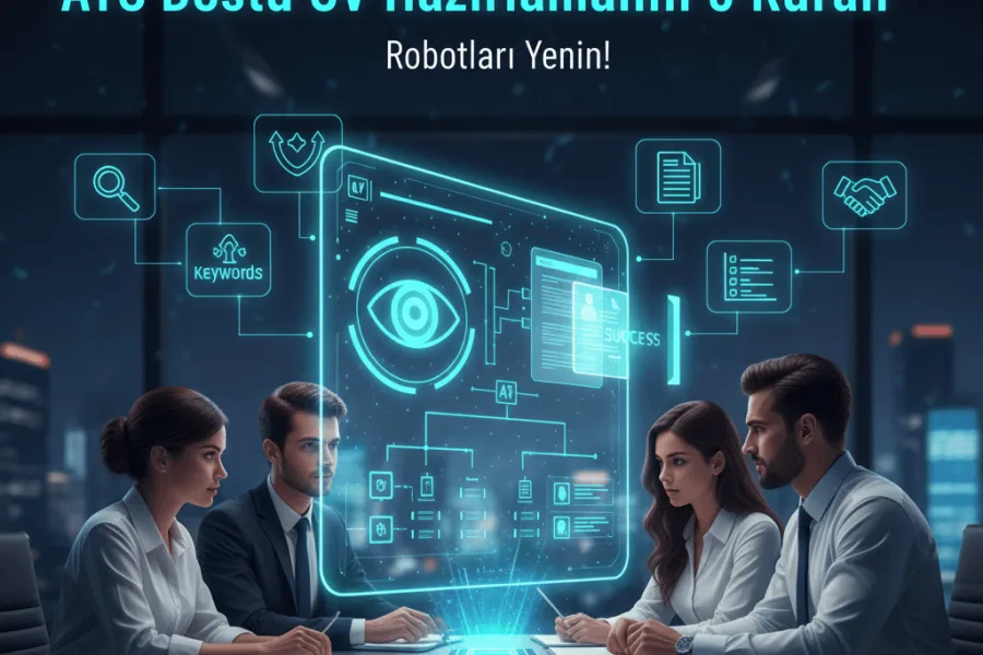 Yapay Zeka Kapısından Geçmek: ATS Dostu CV Hazırlamanın 5 Kuralı (Robotları Yenin!)